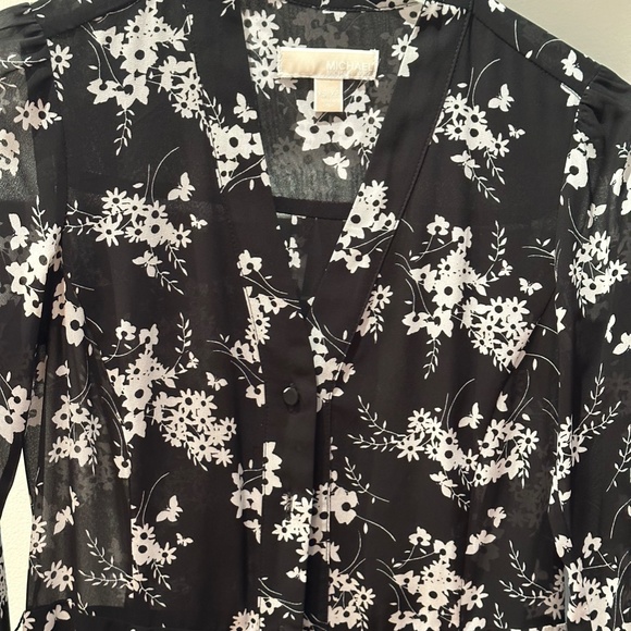 Floral Print  Midi Dress - Picture 3 of 4